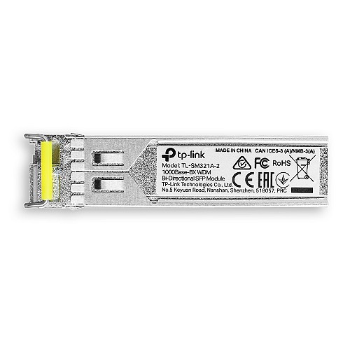 Tp-Link SFP MODULE LC Gigabit Single-Mode WDM Bi-Directional Up to 2 km Distance TL-SM321A-2