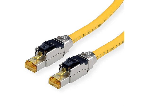 Roline SFTP 2m Cat8 PIMF solid LSOH Kίτρινο 21.15.1852