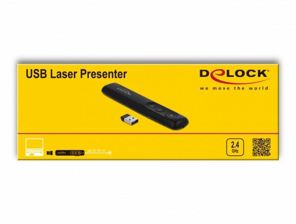 Delock USB Laser Presenter black 64092