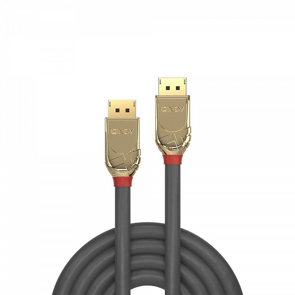 Lindy ΚΑΛΩΔΙΟ DISPLAY PORT v1.2 4K 20m Gold Line 36298