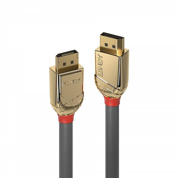 Lindy ΚΑΛΩΔΙΟ DISPLAY PORT v1.2 4K 20m Gold Line 36298