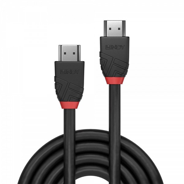 Lindy καλώδιο HDMI 2.1 5m 8K@60hz Black Line(7680x4320@60Hz) 36774