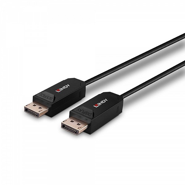 Lindy ΚΑΛΩΔΙΟ DISPLAY PORT 2.0 Hybrid Fiber Optic 50m 38525