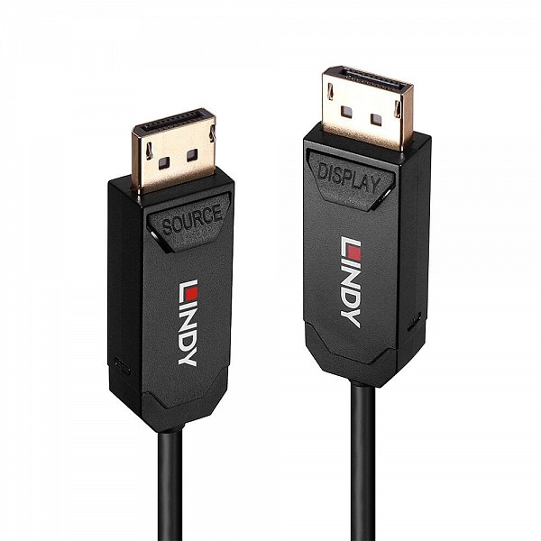 Lindy ΚΑΛΩΔΙΟ DISPLAY PORT 2.0 Hybrid Fiber Optic 50m 38525