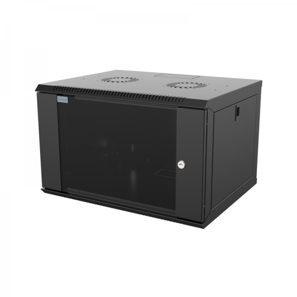 ΜΙRSΑΝ Επίτοιχη COM ΒΟΧ wall 7U με βάθος 450mm Μαύρη (Οπές Μ10) WTC07U45MN.01