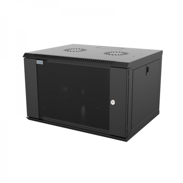 ΜΙRSΑΝ Επίτοιχη COM ΒΟΧ wall 9U με βάθος 450mm Μαύρη (Οπές Μ10) WTC09U45MN.01