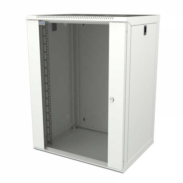 Mirsan Επίτοιχη COM ΒΟΧ wall 16U με βάθος 450mm LIGHT GREY - WTC16U45MN.02