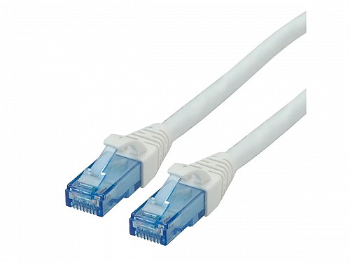 ROLINE UTP 5m Cat6a Λευκο Component level LSOH snagless 21.15.2765