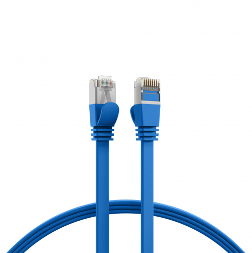 EFB FTP 0.5m Cat 6a Mπλε FLAT - K5545BL.0,5