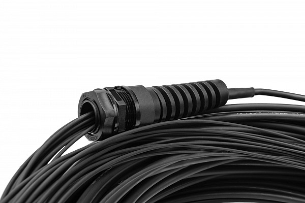 DIGITUS Pre-assembled Fiberglass Universal Breakout Cable, Single Mode OS2 100m 9/125outdoor 8 Fibers, LC/UPC - LC/UPC
