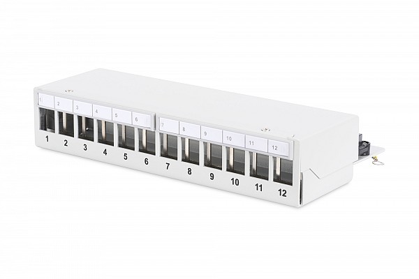 DIGITUS Desktop Modular Patch Panel shielded 12-port DN-93706