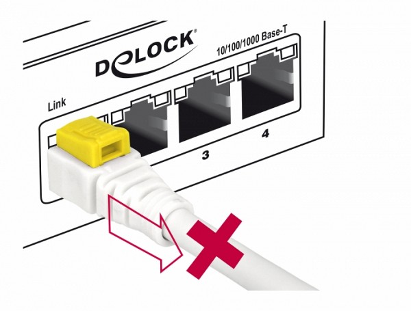 Delock Cable RJ45 Secure Cat.6A 3m 85333