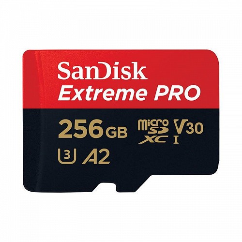 Sandisk Extreme Pro microSDHC 256GB Class 10 U3 V30 A1 UHS-I (SDSQXCD-256G-GN6MA)