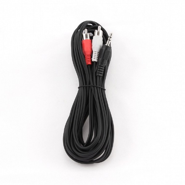 Cablexpert 3.5 mm Stereo to RCA Plug Cable 5m CCA-458-5M