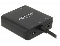 Delock HDMI Audio Extractor 4K 30 Hz compact 62784
