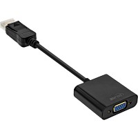 InLine® Basic DisplayPort Adapter Cable DP male / VGA female black 0.15m 17197B