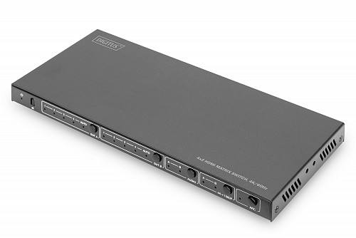 DIGITUS VIDEO MATRIX HDMI 4IN 2OUT 4K@60Hz DS-55509