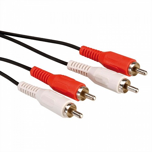 VALUE RCA CABLE 2x M/M 2.5m 11.99.4333