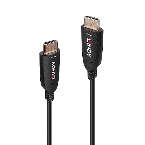 Lindy καλώδιο HDMI 10m 8K(7680x4320/60Hz) Hybrid Fiber Optic Cable (AOC) 38510