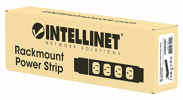 Intellinet 10 1U ΠΟΛΥΠΡΙΖΟ 4 ΘΕΣΕΩΝ ΣΟΥΚΟ ΜΑΥΡΟ 1.8m SCH 714020