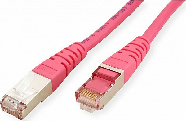 ROLINE SFTP 7m Cat6 Pink 21.15.1379