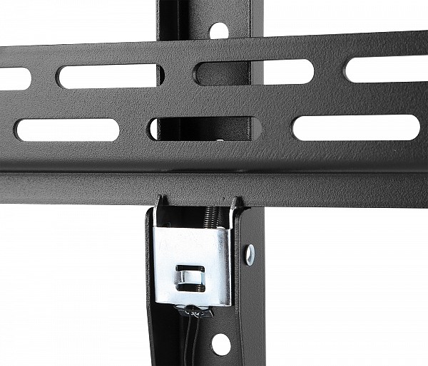 Manhattan Επίτοιχη Βάση TV 60-100 έως 100kg Ultra Slim Μαύρη 461993