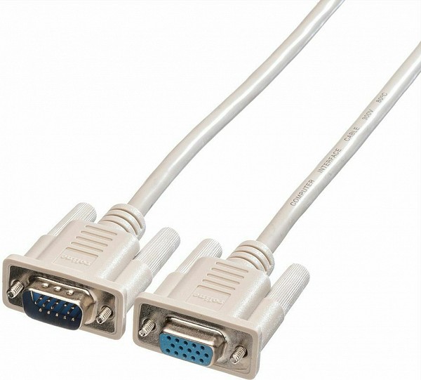 Roline VGA cable 1.8m HD15M - HD15F 11.01.6518