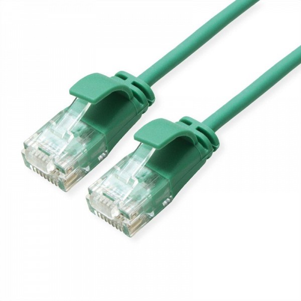 Roline UTP 0.30m Cat6a Πράσινο Slim LSZH 21.44.3931
