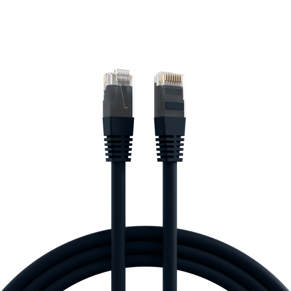 EFB UTP 0.5m Cat5e Μαύρο K8098.0,5