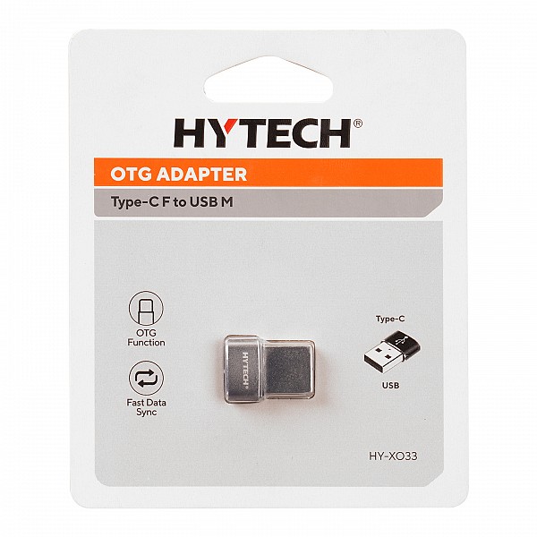 Hytech ADAPTER USB Type-C Female to USB 2.0 Type-A Male HY-XO33