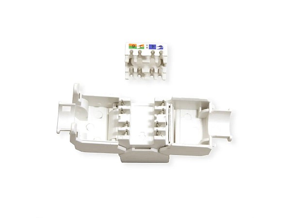 VALUE Cat.6A (Class EA) Keystone RJ-45 UTP tool-free silver white 26.99.0377