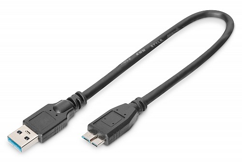 Digitus USB 3.0 cable type A-B Micro 0.25m