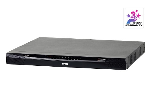 ATEN 1-Local/2-Remote Access 24-Port Multi-Interface Cat 5 KVM over IP Switch