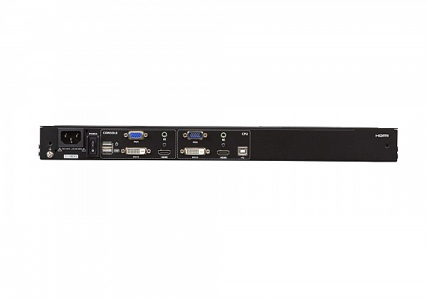 ATEN Ultra Short Depth Dual Rail WideScreen LCD Console (USB, HDMI / DVI / VGA)