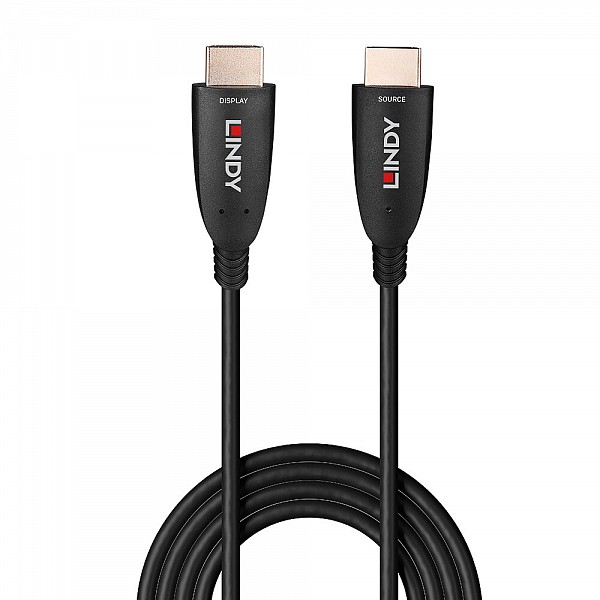 Lindy καλώδιο HDMI 15m 8K(7680x4320/60Hz) Hybrid Fiber Optic Cable (AOC)