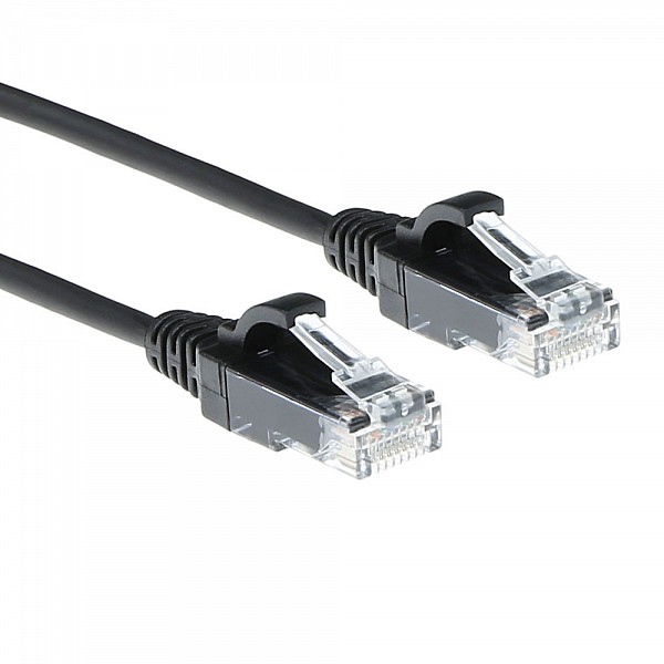 ACT UTP 1.5m Cat6 Μαυρο Slim LSZH