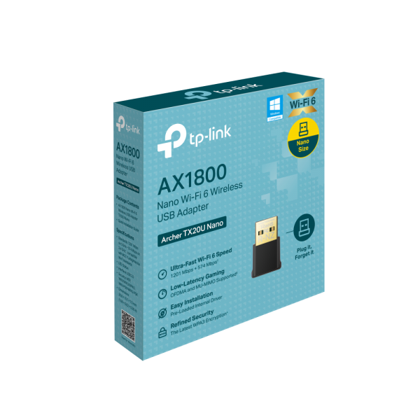 Tp-Link AX1800 Nano Wi-Fi 6 Wireless USB Adapter
