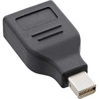 InLine® mini DisplayPort male to DisplayPort female 4K/60Hz black
