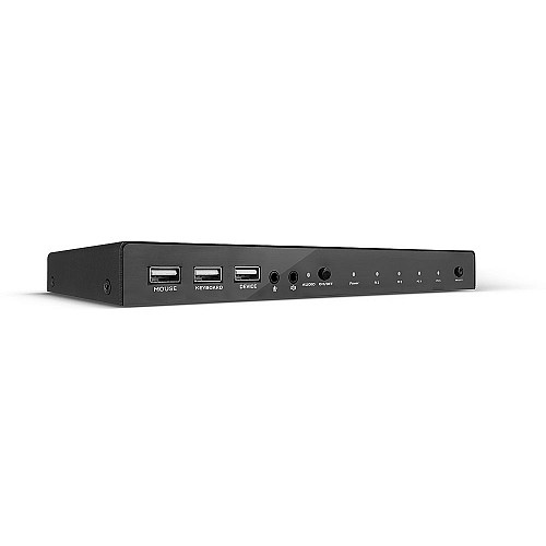 Lindy KVM 4PORT HDMI/USB 3.0 4K(4096x2160@60Hz - 18G) ΜΕ ΗΧΟ