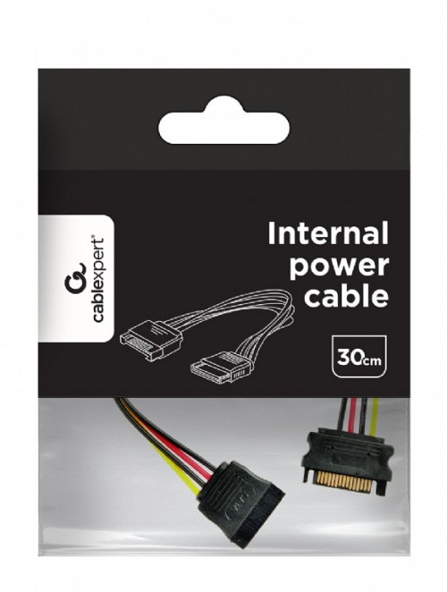 Cablexpert SATA power extention cable 0.3 m CC-SATAMF-01