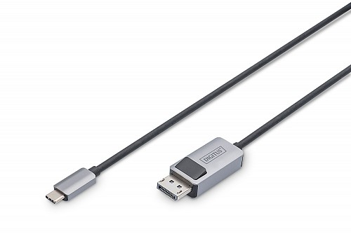 Digitus CABLE Type-C M to DisplayPort M (DP Alt Mode) 8K (7680x4320@30Hz) 1m Bi-directional
