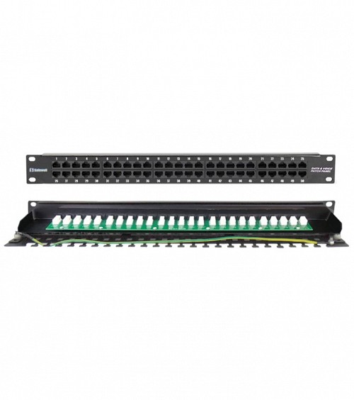 SAFEWELL PATCH PANEL CAT3 50P 19" 1U ΤΗΛΕΦΩΝΙΚΟ ΜΕ ΟΔΗΓΟ ΚΑΛΩΔΙΩΝ