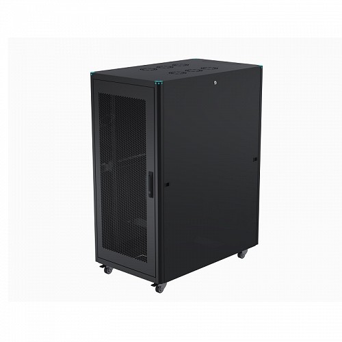 Elegant trio Επιδαπέδια καμπίνα 26U με βάθος 100 cm, Διατρητες 1 FRONT 2 REAR ELGT26U6010BL961
