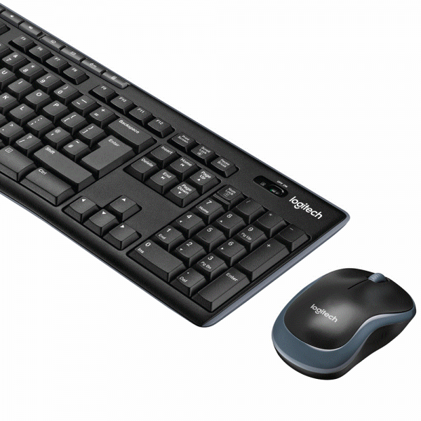 Logitech MK270 Desktop Combo GR (Black, Wireless, GR Keys) (LOGMK270)