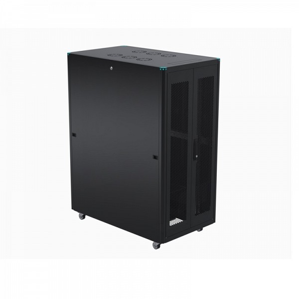 Elegant trio Επιδαπέδια καμπίνα 26U με βάθος 100 cm, Διατρητες 1 FRONT 2 REAR ELGT26U6010BL961