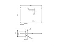 Roline Οδηγός καλωδίων κάθετος 140x100mm ΜΕΤΑΛΛΙΚΟ ΑΓΚΙΣΤΡΟ