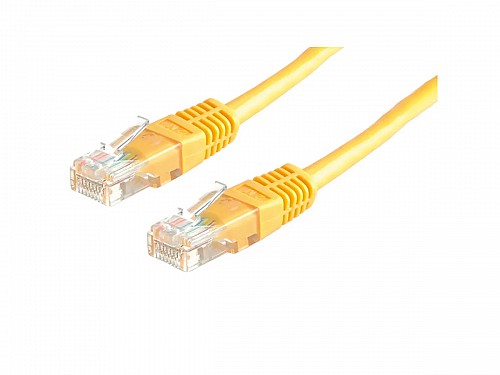 Roline UTP 0.5m Cat5e Kίτρινο