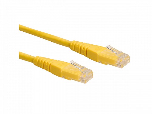 Roline UTP 0.5m Cat6 Kίτρινο