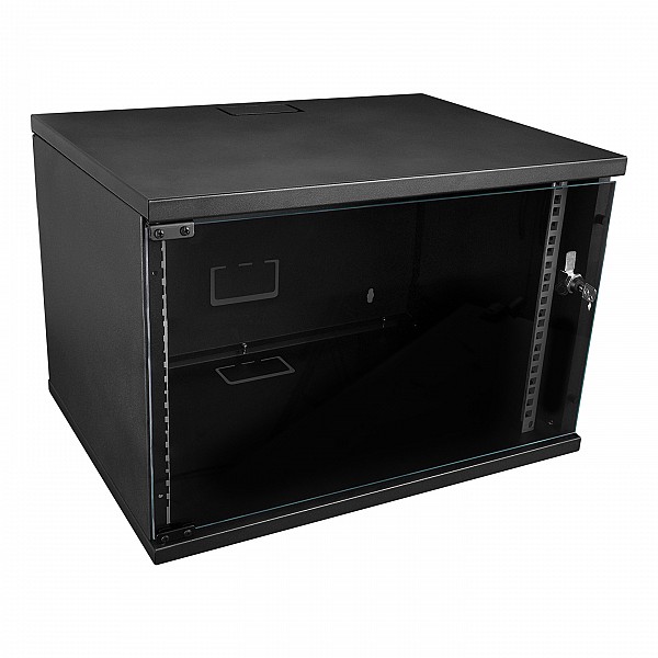S-Link Επίτοιχη καμπίνα soho NG 7U με βάθος 400 mm Flat Pack RAL9005
