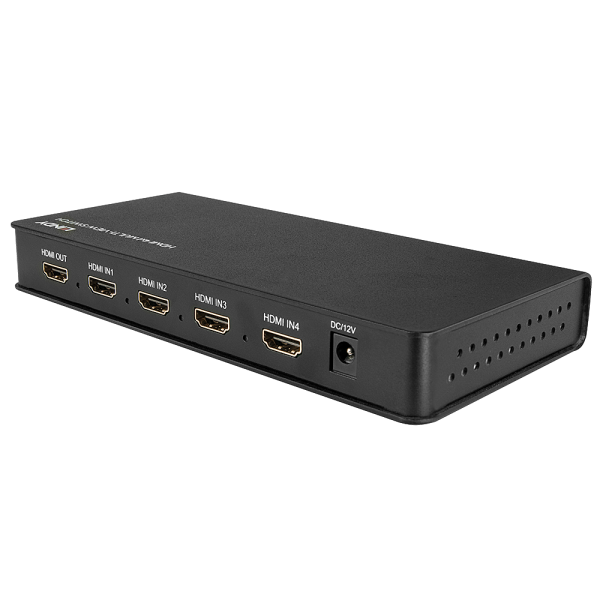 Lindy 4 Port HDMI Multi-View Switch
